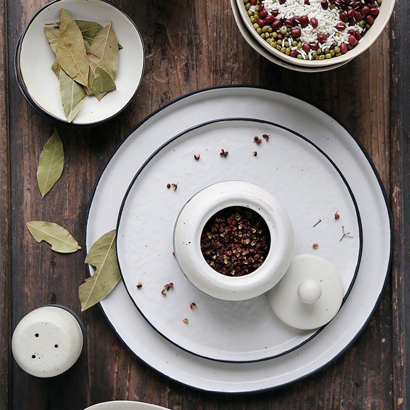 Assiette en céramique - Eclats d'argile