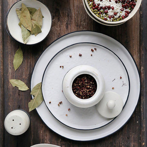 Assiette en céramique - Eclats d'argile