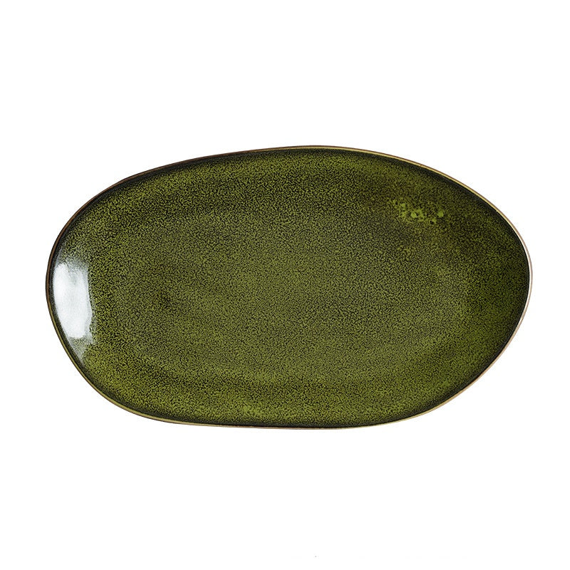 Assiette irrégulière rétro