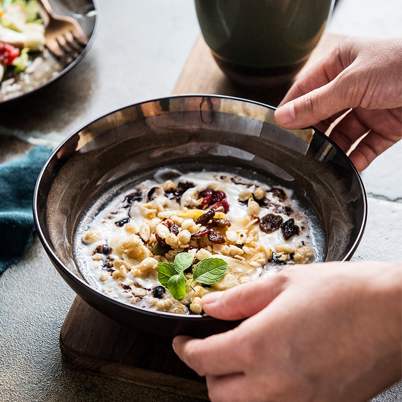 Assortiment en céramique - Browny green