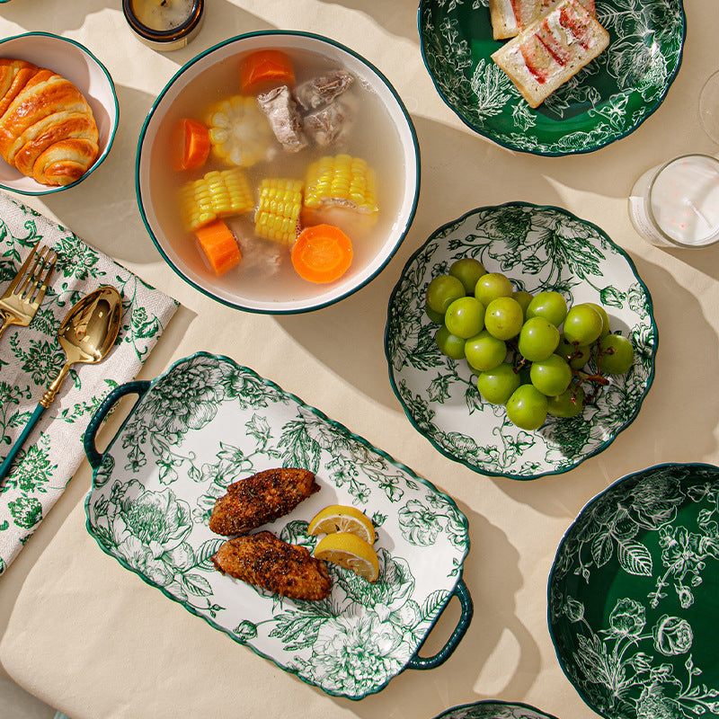 Assortiments en céramique - Floral Green