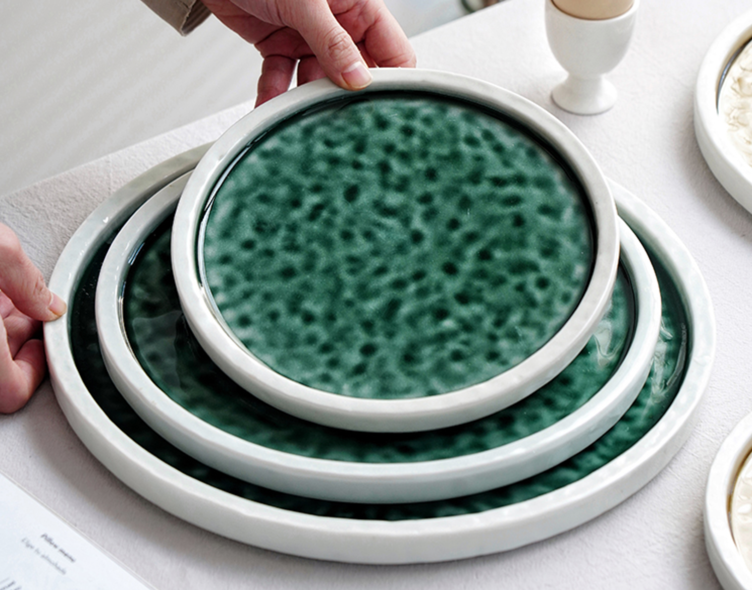 Assiette en porcelaine – Rocheuse