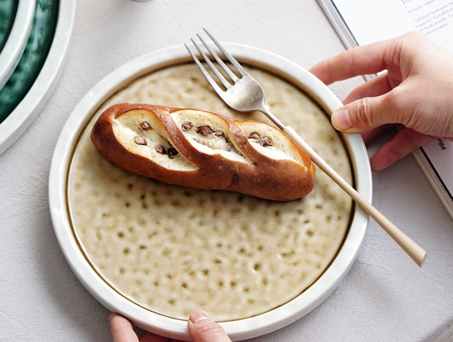 Assiette en porcelaine – Rocheuse