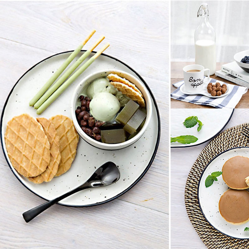 Assiette en céramique - Eclats d'argile